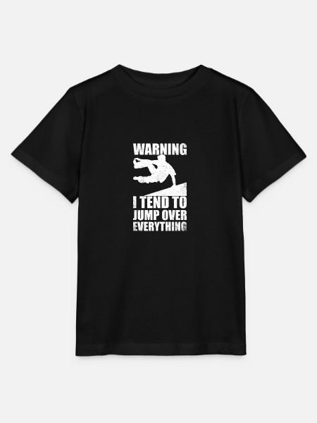 Parkour Funny saying - Stanley/Stella MINI CREATOR Kids’ T-Shirt - black