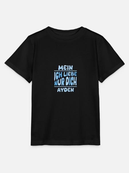 Ayden als Mann - Stanley/Stella Kinder T-Shirt MINI CREATOR - Schwarz