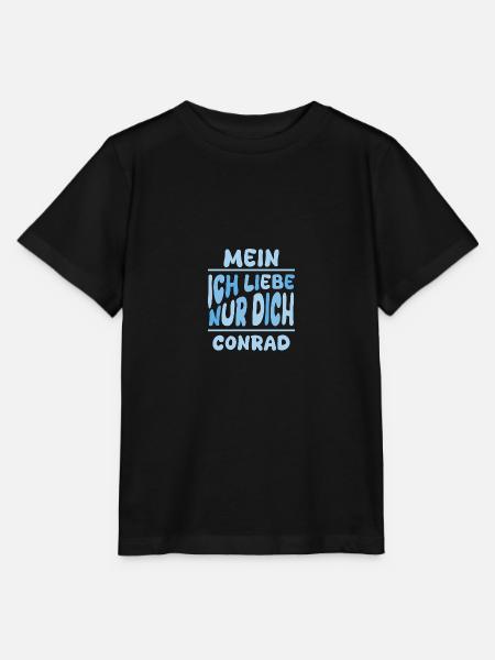 Geschenk für Conrad - Stanley/Stella Kinder T-Shirt MINI CREATOR  - Schwarz