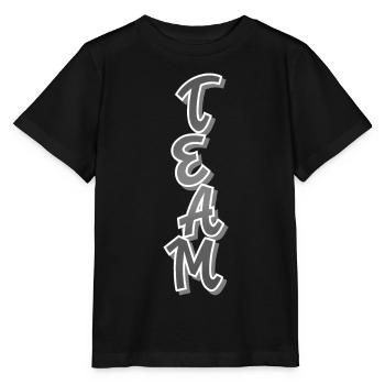 Équipe - T-shirt bio MINI CREATOR Stanley/Stella Enfant - noir - Devant - Mikhail (115cm)