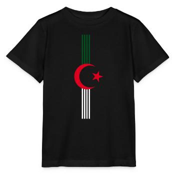 Algerien - Stanley/Stella Kinder T-Shirt MINI CREATOR  - Schwarz - Vorne - Mikhail (115cm)
