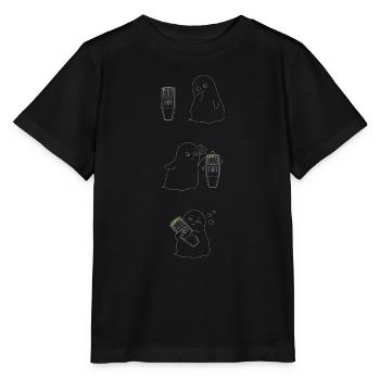 Geist K II Meter Linien - Stanley/Stella Kinder T-Shirt MINI CREATOR  - Schwarz - Vorne - Mikhail (115cm)