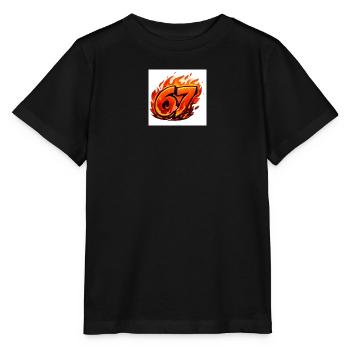 Fire Logo67 - T-shirt bio MINI CREATOR Stanley/Stella Enfant - noir - Devant - Mikhail (115cm)