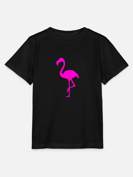 Flamingo Pink - Stanley/Stella Kinder T-Shirt MINI CREATOR  - Schwarz