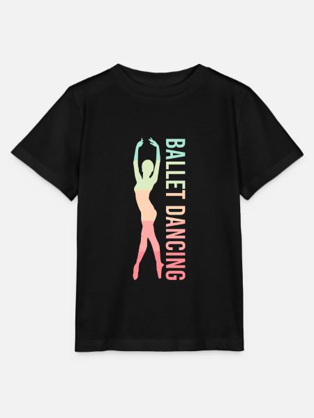 Balletttänzer - Stanley/Stella Kinder T-Shirt MINI CREATOR - Schwarz