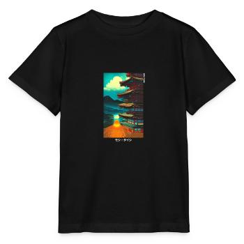Japanisch Streetwear Anime Art - Stanley/Stella Kinder T-Shirt MINI CREATOR  - Schwarz - Vorne - Mikhail (115cm)