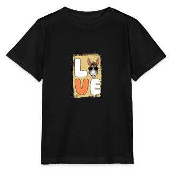 Âne - T-shirt bio MINI CREATOR Stanley/Stella Enfant - noir - Devant - Mikhail (115cm)