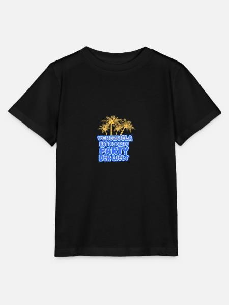 Urlaub Venezuela - Stanley/Stella Kinder T-Shirt MINI CREATOR - Schwarz