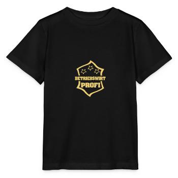 Profession Économiste d’entreprise - T-shirt bio MINI CREATOR Stanley/Stella Enfant - noir - Devant - Mikhail (115cm)