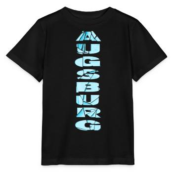 Augsburg Allemagne City Font Skyline Accueil - T-shirt bio MINI CREATOR Stanley/Stella Enfant - noir - Devant - Mikhail (115cm)