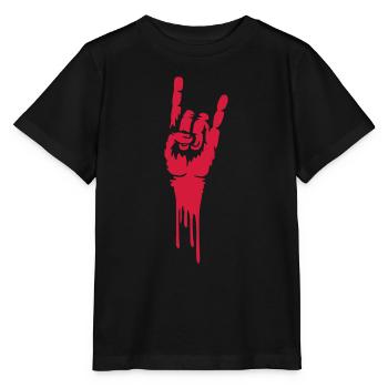 Drops of Blood Heavy Metal - Stanley/Stella MINI CREATOR Kids’ T-Shirt - black - Front - Mikhail (115cm)