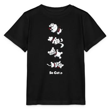 SoCute2 - T-shirt bio MINI CREATOR Stanley/Stella Enfant - noir - Devant - Mikhail (115cm)