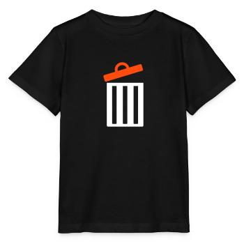 Poubelle - T-shirt bio MINI CREATOR Stanley/Stella Enfant - noir - Devant - Mikhail (115cm)
