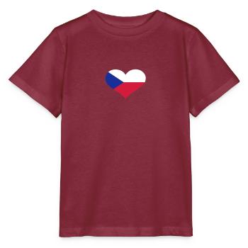 Tschechien - Stanley/Stella Kinder T-Shirt MINI CREATOR  - Burgunderrot - Vorne - Kain (125cm)