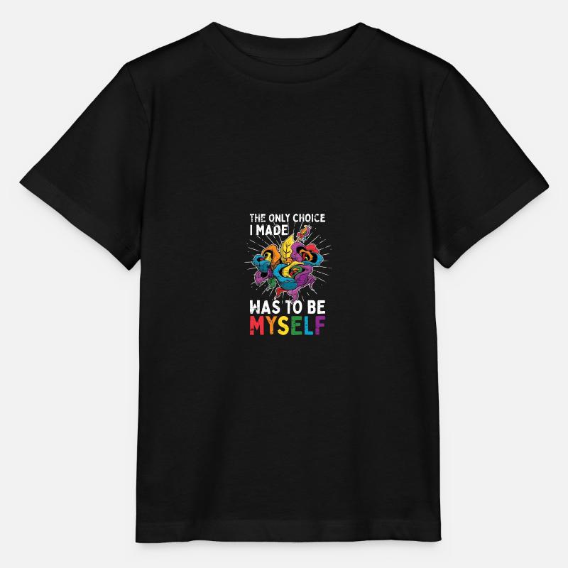 LGBT - T-shirt bio MINI CREATOR Stanley/Stella Enfant - noir