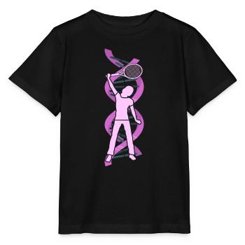 tennis tennisgirl tennis-adn tennisgen tennis-maman - T-shirt bio MINI CREATOR Stanley/Stella Enfant - noir - Devant - Mikhail (115cm)