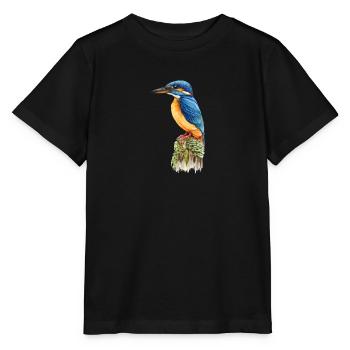 Eisvogel - Stanley/Stella Kinder T-Shirt MINI CREATOR  - Schwarz - Vorne - Mikhail (115cm)