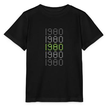 Witzig 1980 - T-shirt bio MINI CREATOR Stanley/Stella Enfant - noir - Devant - Mikhail (115cm)