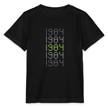 1984 1984 - Stanley/Stella Kinder T-Shirt MINI CREATOR  - Schwarz - Vorne - Mikhail (115cm)