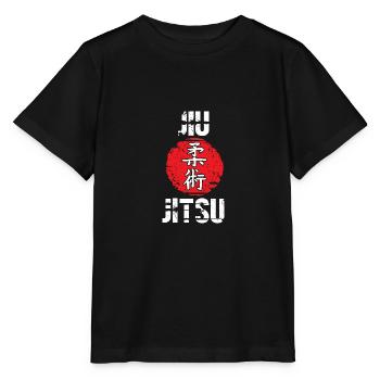 Jiu Jitsu Selbstverteidigung - Stanley/Stella Kinder T-Shirt MINI CREATOR  - Schwarz - Vorne - Mikhail (115cm)