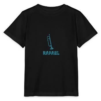 Blasmusik Rafael - Stanley/Stella Kinder T-Shirt MINI CREATOR  - Schwarz - Vorne - Mikhail (115cm)