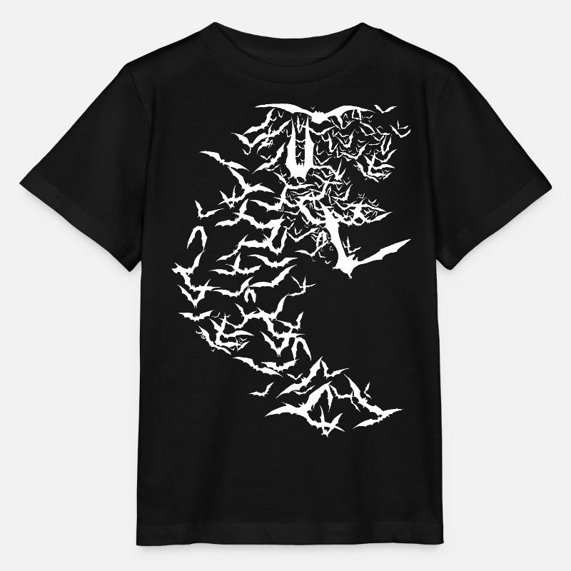 Fledermäuse - Stanley/Stella Kinder T-Shirt MINI CREATOR  - Schwarz