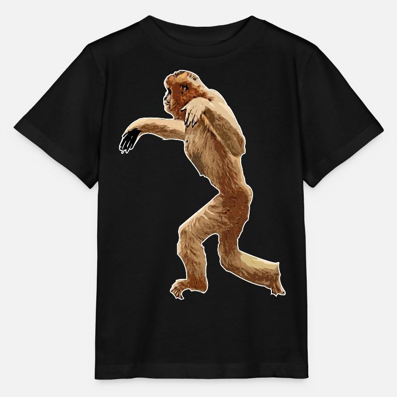 Gibbon - Stanley/Stella Kinder T-Shirt MINI CREATOR - Schwarz