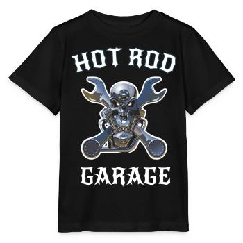 Hot Rod - Stanley/Stella Kinder T-Shirt MINI CREATOR  - Schwarz - Vorne - Mikhail (115cm)