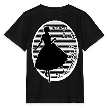 Every body is beautiful woman beauty - Stanley/Stella MINI CREATOR Kids’ T-Shirt - black - Front - Mikhail (115cm)