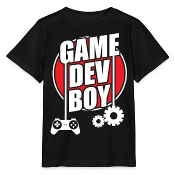 Développeur de jeu - T-shirt bio MINI CREATOR Stanley/Stella Enfant - noir - Devant - Mikhail (115cm)