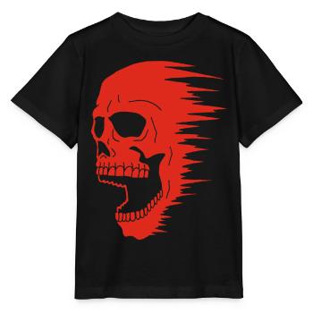 Red Skull und Speed - Stanley/Stella Kinder T-Shirt MINI CREATOR  - Schwarz - Vorne - Mikhail (115cm)