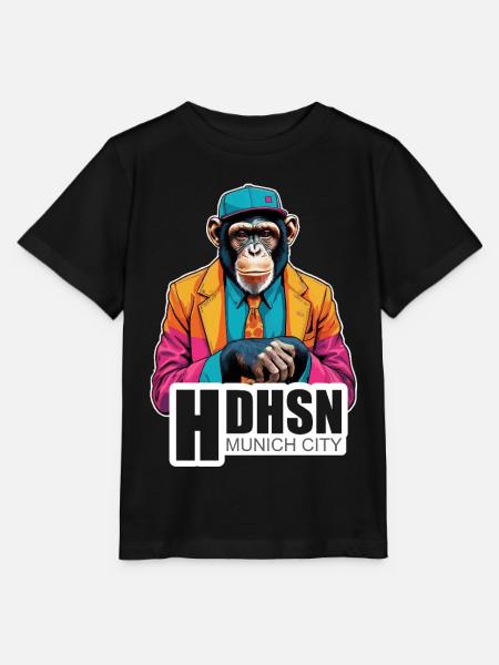 Haidhausen - Pour les Munichois élégants - T-shirt bio MINI CREATOR Stanley/Stella Enfant - noir