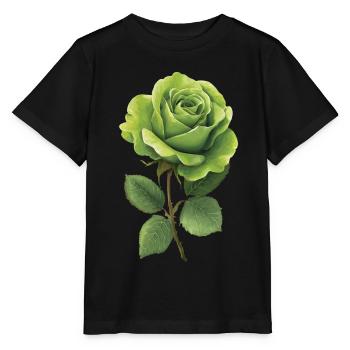 Green Rose - Stanley/Stella MINI CREATOR Kids’ T-Shirt - black - Front - Mikhail (115cm)