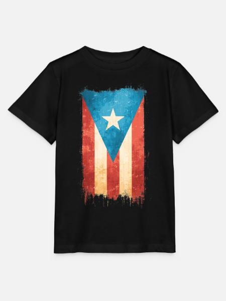 Puerto Rico - Stanley/Stella Kinder T-Shirt MINI CREATOR - Schwarz