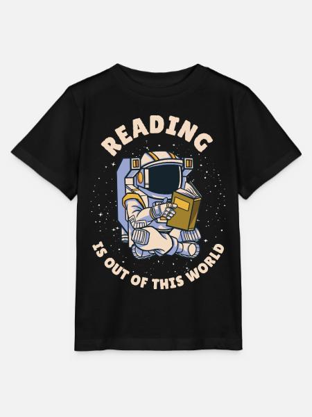 Lesen ist nicht von dieser Welt - Stanley/Stella Kinder T-Shirt MINI CREATOR - Schwarz