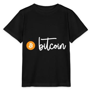 Bitcoin (Bitcoin) - Stanley/Stella Kinder T-Shirt MINI CREATOR  - Schwarz - Vorne - Mikhail (115cm)