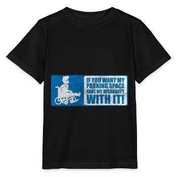 Disability Handicap - Stanley/Stella MINI CREATOR Kids’ T-Shirt - black - Front - Mikhail (115cm)