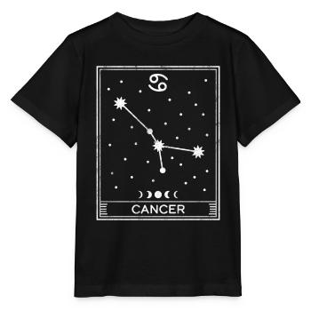 Krebs-Sternzeichen - Stanley/Stella Kinder T-Shirt MINI CREATOR  - Schwarz - Vorne - Mikhail (115cm)