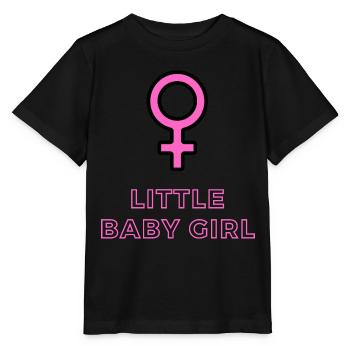 Baby Announcement Pregnancy - Girl - Surprise - Stanley/Stella MINI CREATOR Kids’ T-Shirt - black - Front - Mikhail (115cm)