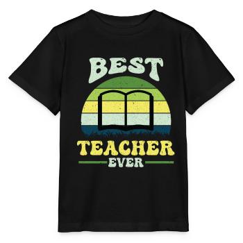 Enseignant École primaire Enseignant Enseignant École secondaire - T-shirt bio MINI CREATOR Stanley/Stella Enfant - noir - Devant - Mikhail (115cm)