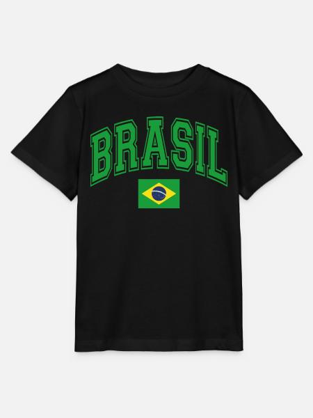 Brasilien - Stanley/Stella T-shirt MINI CREATOR til børn - sort