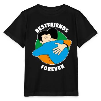 Meilleurs amis Meilleurs bourgeons Meilleur ami - T-shirt bio MINI CREATOR Stanley/Stella Enfant - noir - Devant - Mikhail (115cm)