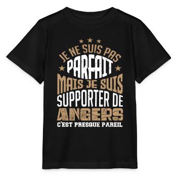 supporteur de Angers - T-shirt bio MINI CREATOR Stanley/Stella Enfant - noir - Devant - Mikhail (115cm)