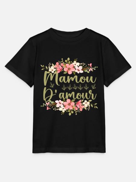 Mamou D'amour - T-shirt bio MINI CREATOR Stanley/Stella Enfant - noir