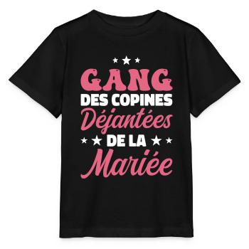 Gang Des Copines Déjantées De La Mariée - T-shirt bio MINI CREATOR Stanley/Stella Enfant - noir - Devant - Mikhail (115cm)