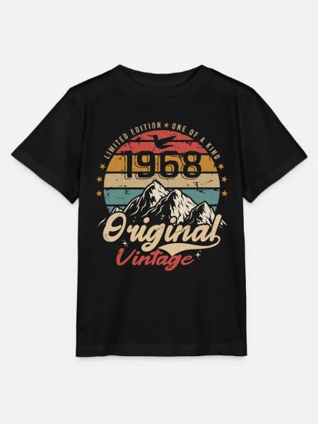 Original Vintage 1968 édition limitée 1968 - Stanley/Stella T-shirt MINI CREATOR til børn - sort