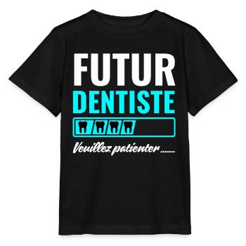 Future dentist - Stanley/Stella MINI CREATOR Kids’ T-Shirt - black - Front - Mikhail (115cm)