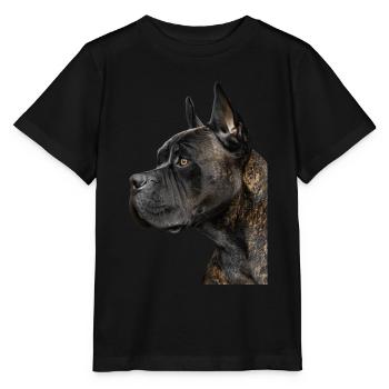 Cane corso - T-shirt bio MINI CREATOR Stanley/Stella Enfant - noir - Devant - Mikhail (115cm)