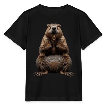 Castor - T-shirt bio MINI CREATOR Stanley/Stella Enfant - noir - Devant - Mikhail (115cm)