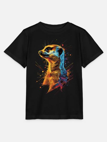 Erdmännchen - Stanley/Stella Kinder T-Shirt MINI CREATOR  - Schwarz